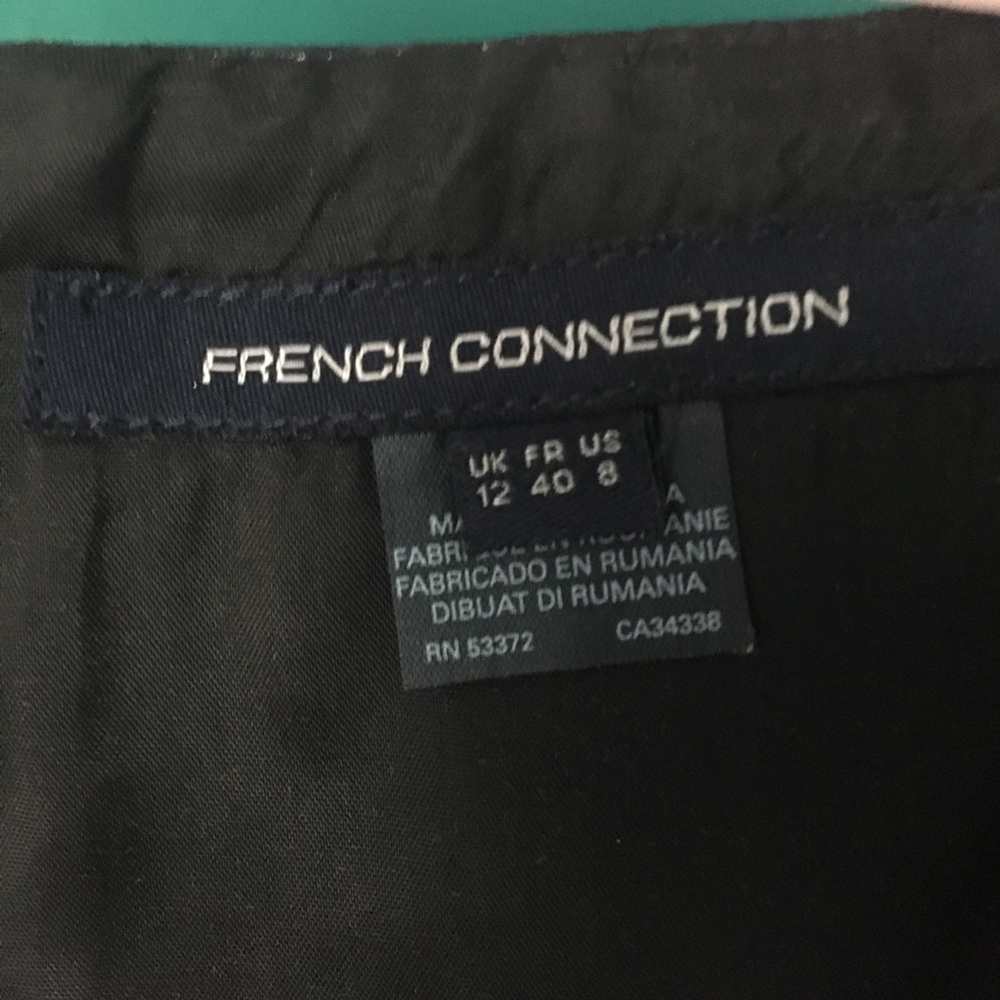 French Connection Katari Navy Fit & Flare Dress - Picture 4 of 7